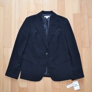 NWT Pendleton Blazer Suit Jacket Black Size 14